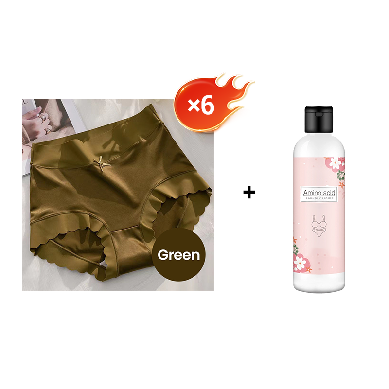 （KÖP 1 FÅ 6）2025 New Antibakteriella fuktabsorberande trosor i premiumsatin