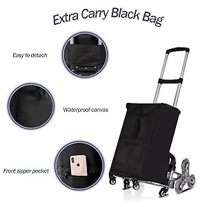 Stair Climbing Hand Truck Shopping Cart