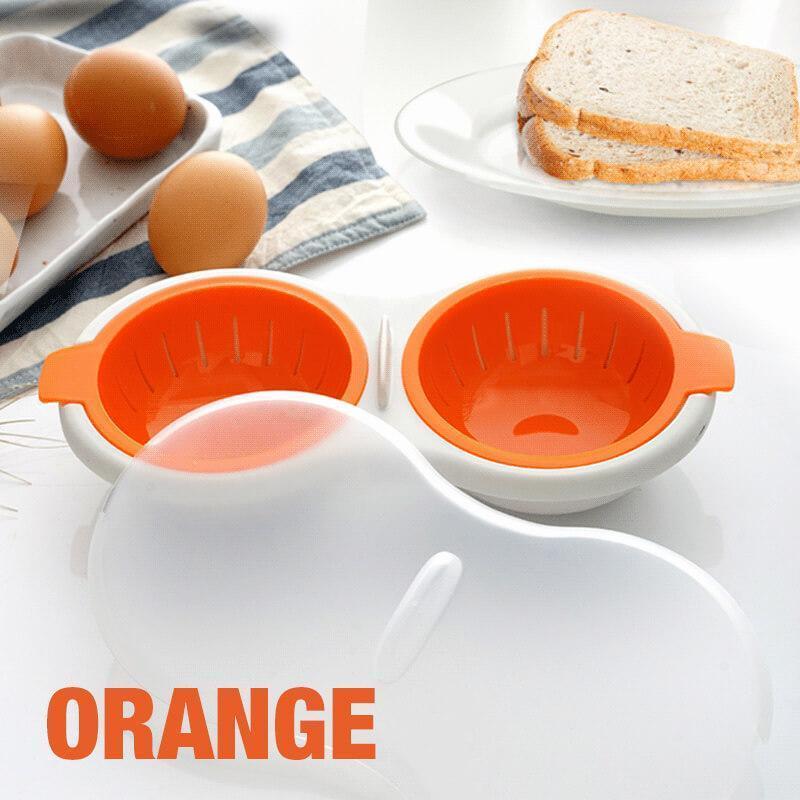 🍳Bärbar äggkokare för mikrovågsugn