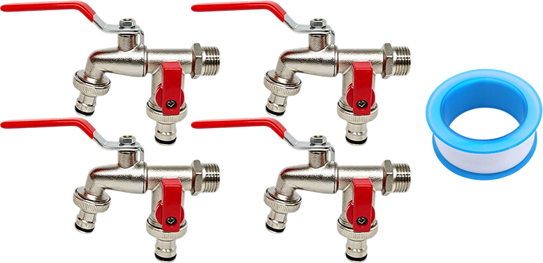 🔥Last Day 50% OFF🔥Universal Stainless Steel Double Outlet Garden Water Faucet