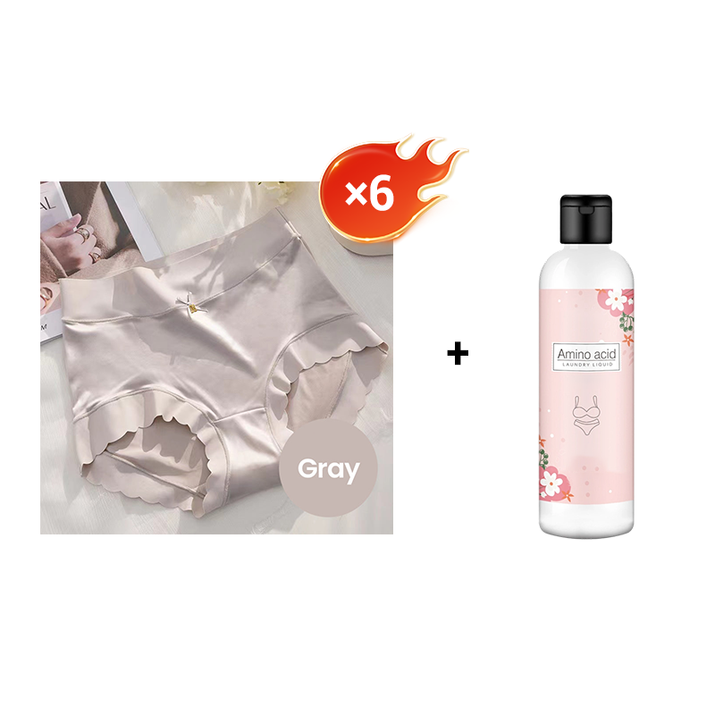 （KÖP 1 FÅ 6）2025 New Antibakteriella fuktabsorberande trosor i premiumsatin