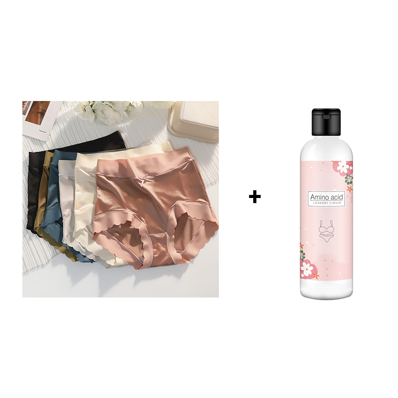 （KÖP 1 FÅ 6）2025 New Antibakteriella fuktabsorberande trosor i premiumsatin