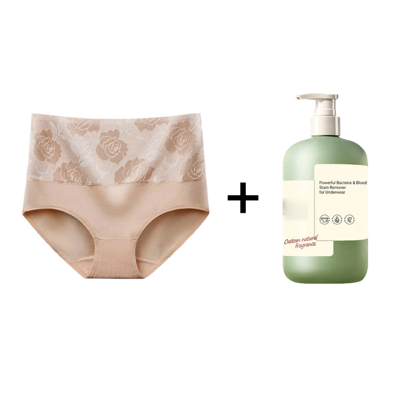 （KÖP 1 FÅ 6）Läckagesäker trosa med hög midja och magkontroll