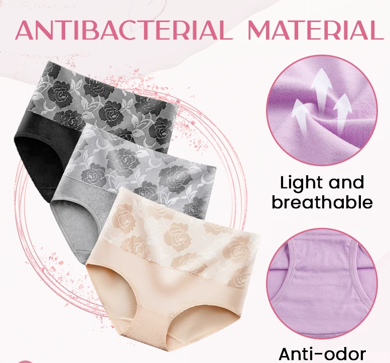 （KÖP 1 FÅ 6）Läckagesäker trosa med hög midja och magkontroll