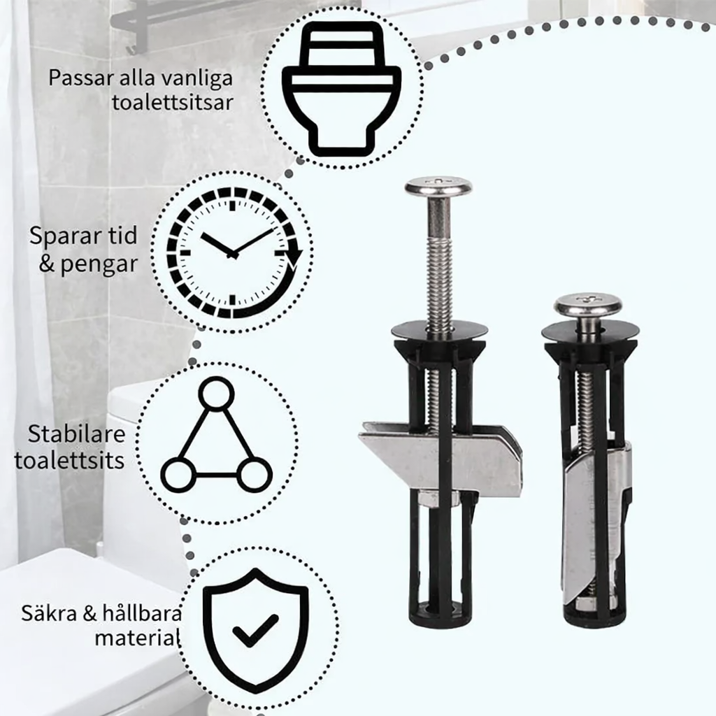 🎅 Saint's Day Exclusive Offer! 50% Off ✨ Click and Apply🔥LAST DAY -BUY 1 GET 1 FREE🔥Heavy Duty Toilet Seat Fixing Screws