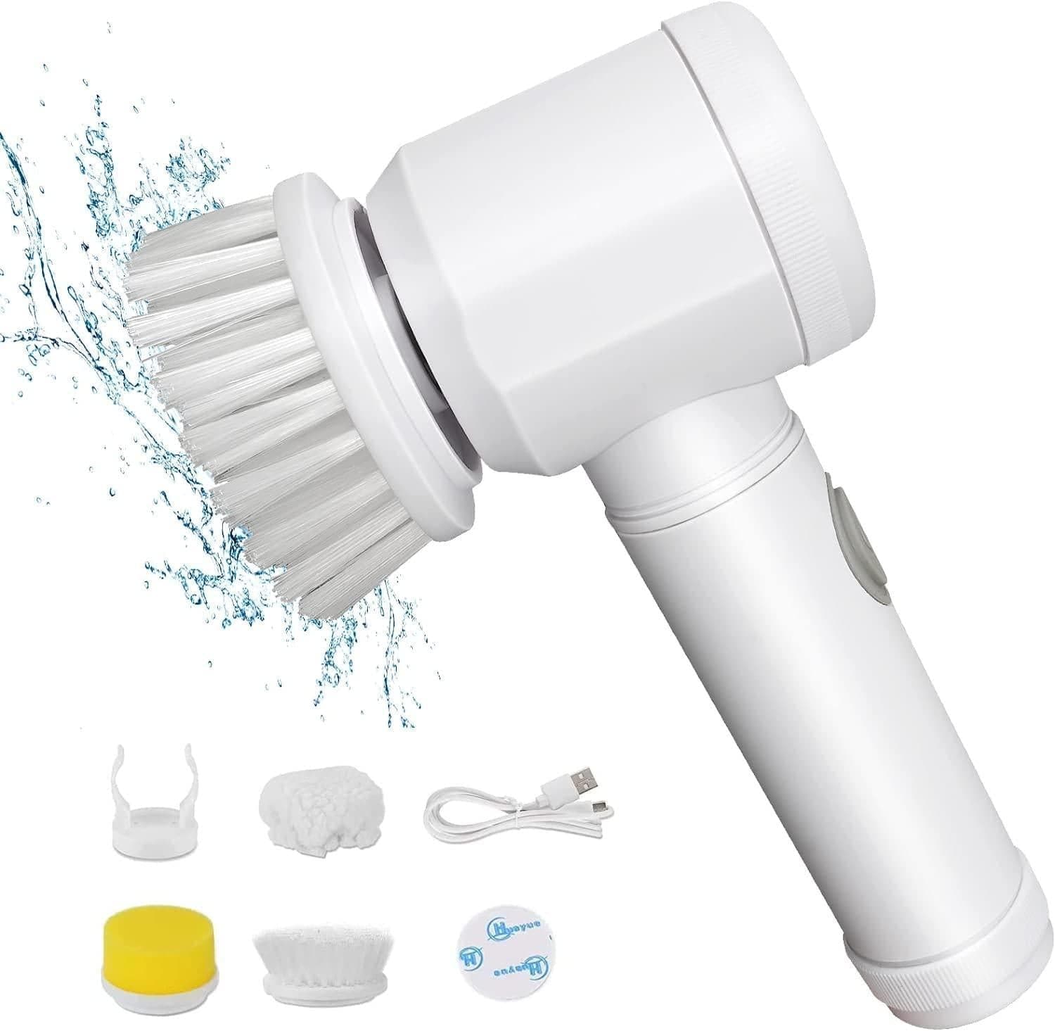 🧽 50% Korting – 5-in-1 Handheld Schoonmaakborstel | Voor Keuken, Badkamer & Meer – Alles in Eén