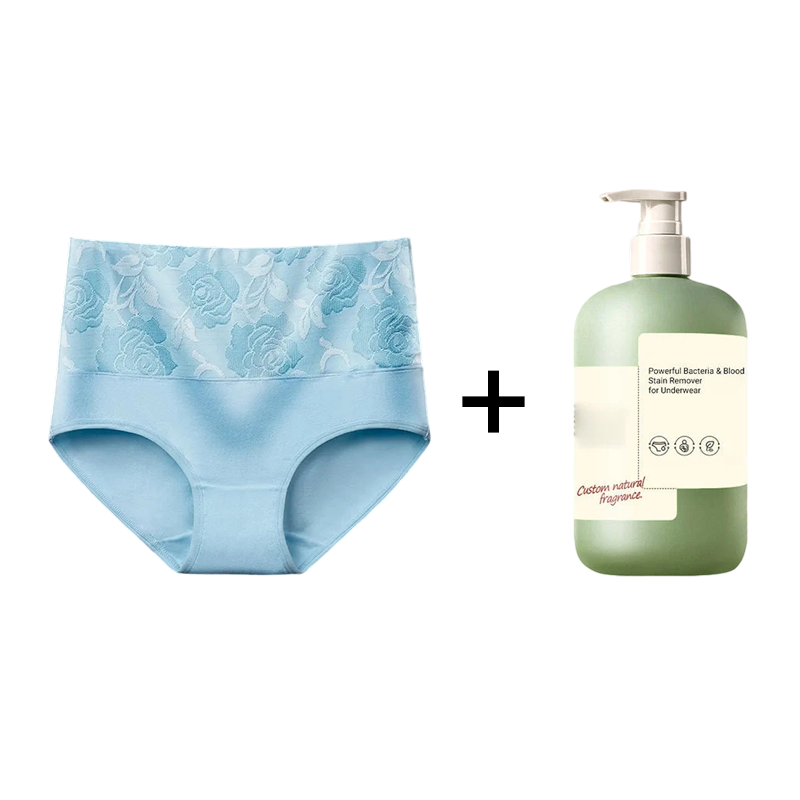 （KÖP 1 FÅ 6）Läckagesäker trosa med hög midja och magkontroll