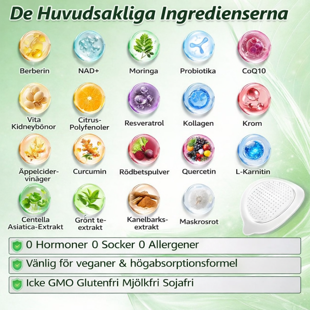 Moringa × Berberine × AMPK 8-Benefit Slimming & Metabolic Nano Microneedle Patch | Daily support for metabolism and heart health