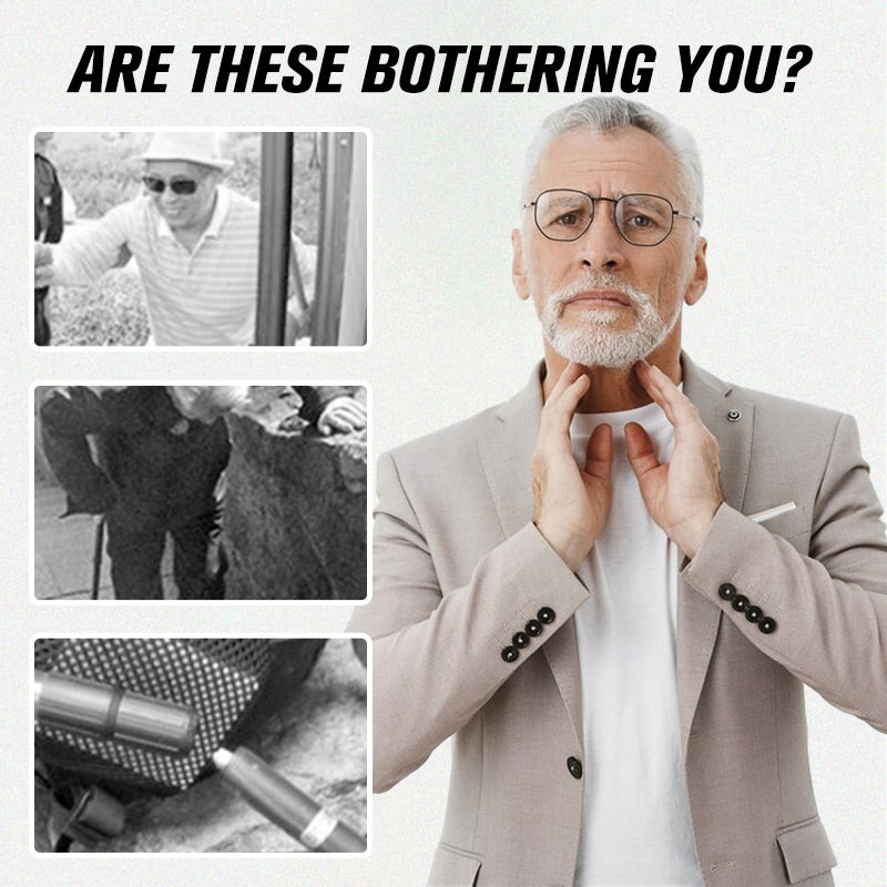 Intelligent promenadkäpp för äldre med LED-ljus