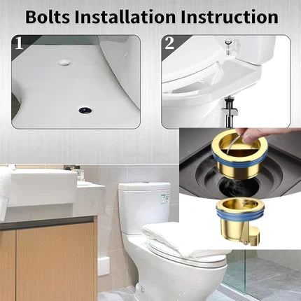 🎅 Saint's Day Exclusive Offer! 50% Off ✨ Click and Apply🔥LAST DAY -BUY 1 GET 1 FREE🔥Heavy Duty Toilet Seat Fixing Screws
