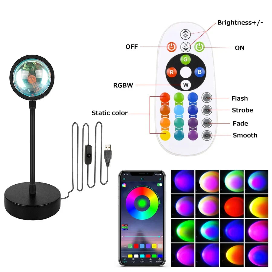 Rainbow Glow Night Lamp