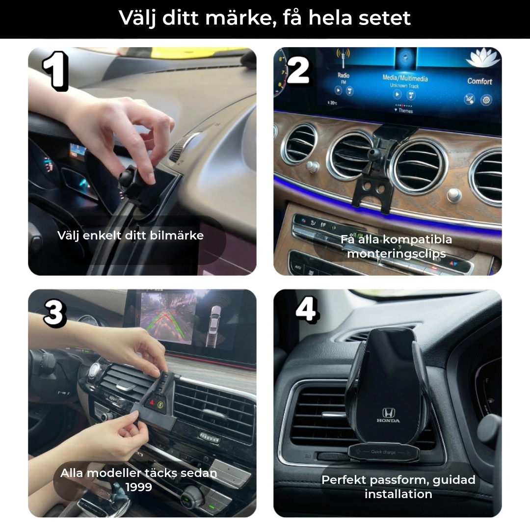 Personligt roterbart telefonfäste
