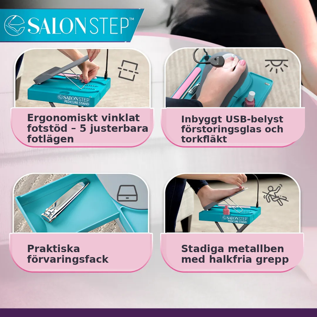 Salong Step Pedikyrställ