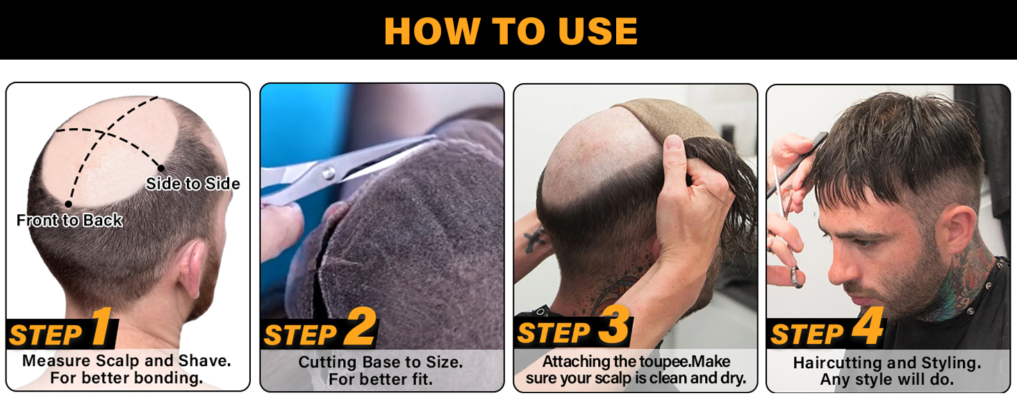 Toupee f&ouml;r m&auml;n