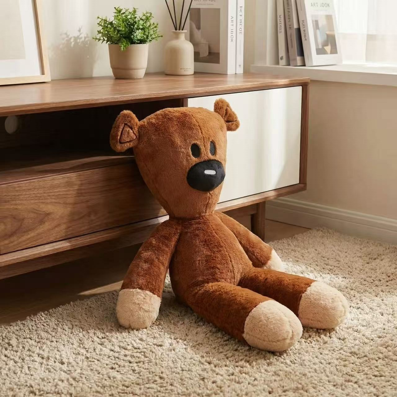  Autentisk Yuhe Mr. Bean Bear plyschleksak, nallebjörn, bönbjörnsdocka, samma stil som i TV-serien, födelsedagspresent