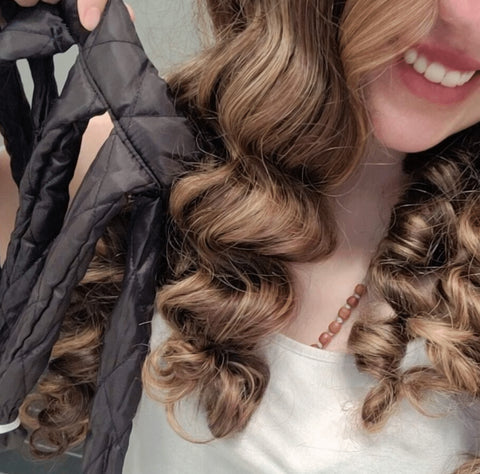🔥🎁Nyhet 50 % RABATT🔥HET REA💥Sovpannband Värmefri locktång🧑‍🦱🥰