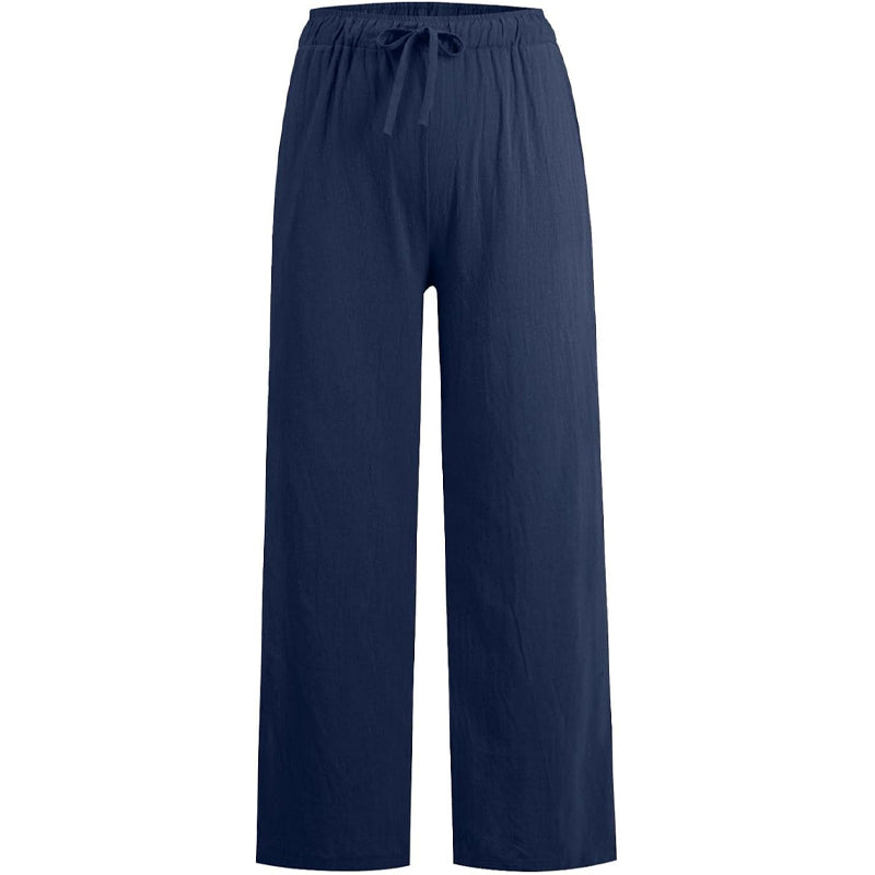 💥Hot Sales-49% OFF🔥Women's Summer Linen Cotton Wide Leg Pants
