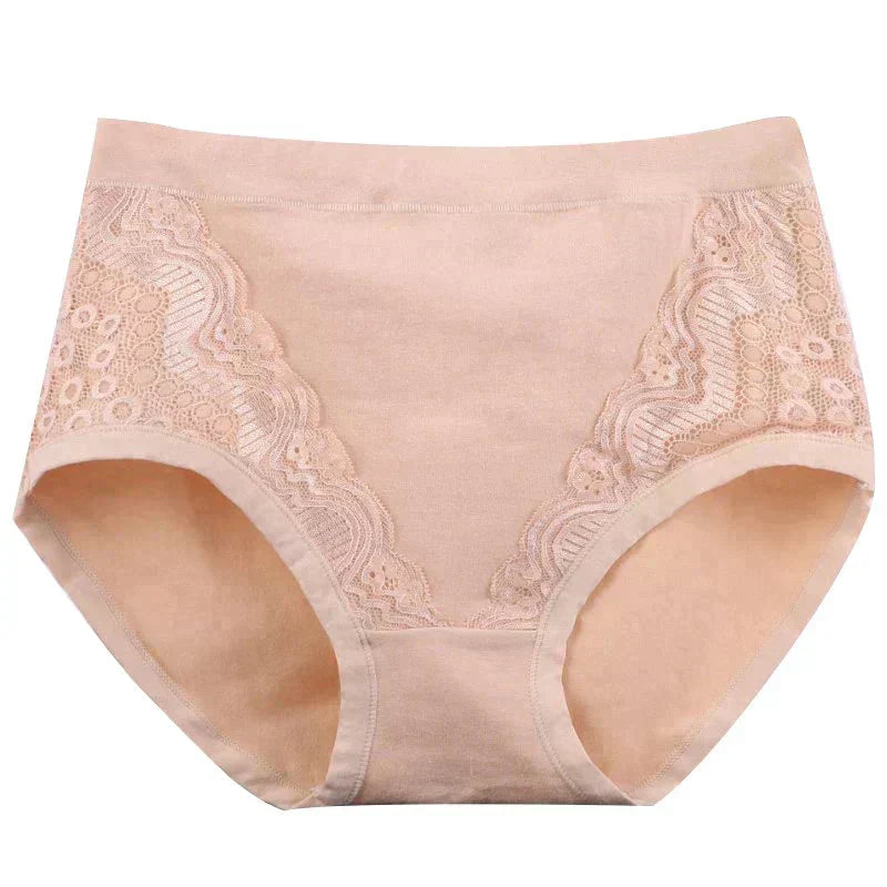 🔥40 % rabatt så länge lagret räcker!🎉2025 Plus Size High Waist läckagesäkra bomullstrosor