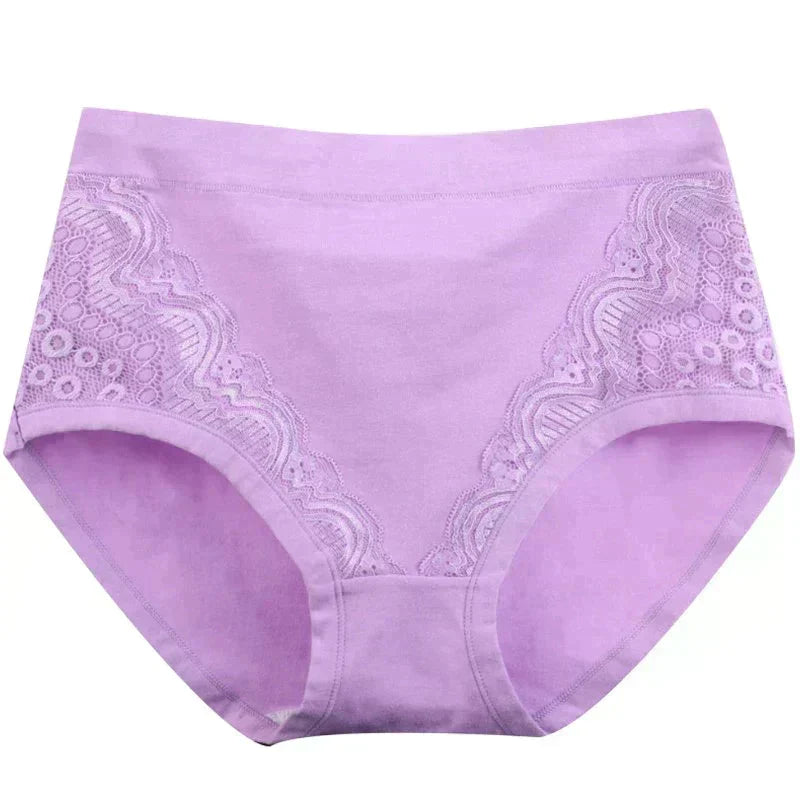 🔥40 % rabatt så länge lagret räcker!🎉2025 Plus Size High Waist läckagesäkra bomullstrosor