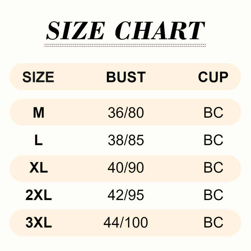 （KÖP 1 FÅ 3）Kvinnors spets frontknapp stor storlek stålring underkläder