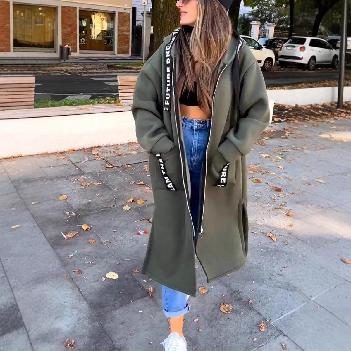 🔥2026 New Arrival Pre-Sale✨ Women's Hooded Long Sweatshirt🍂
