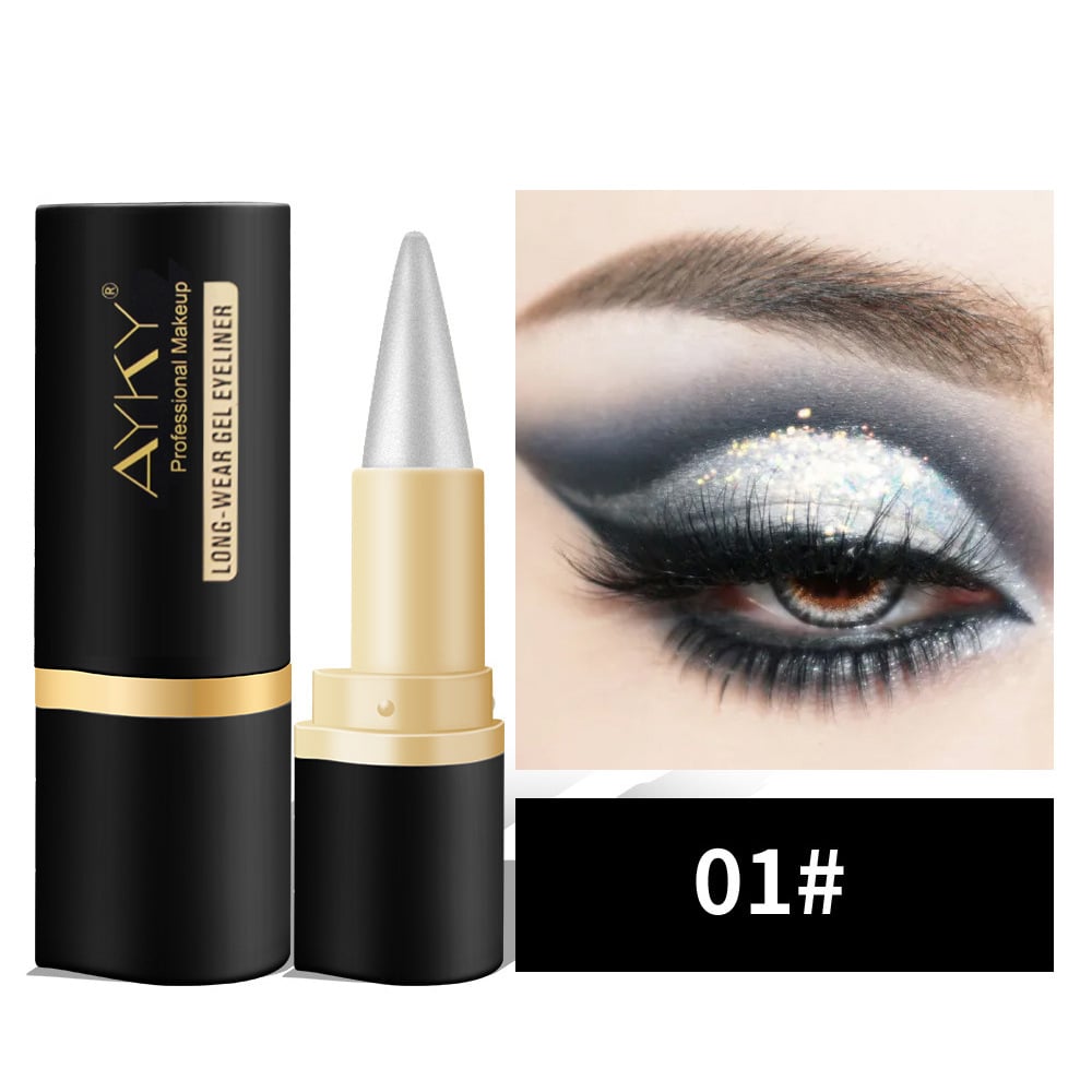 ❤️KÖP 1 FÅ 1 GRATIS❤️Viral profession Kajal Eyeliner Pen Gel - Snabbtorkande formula eyeliner