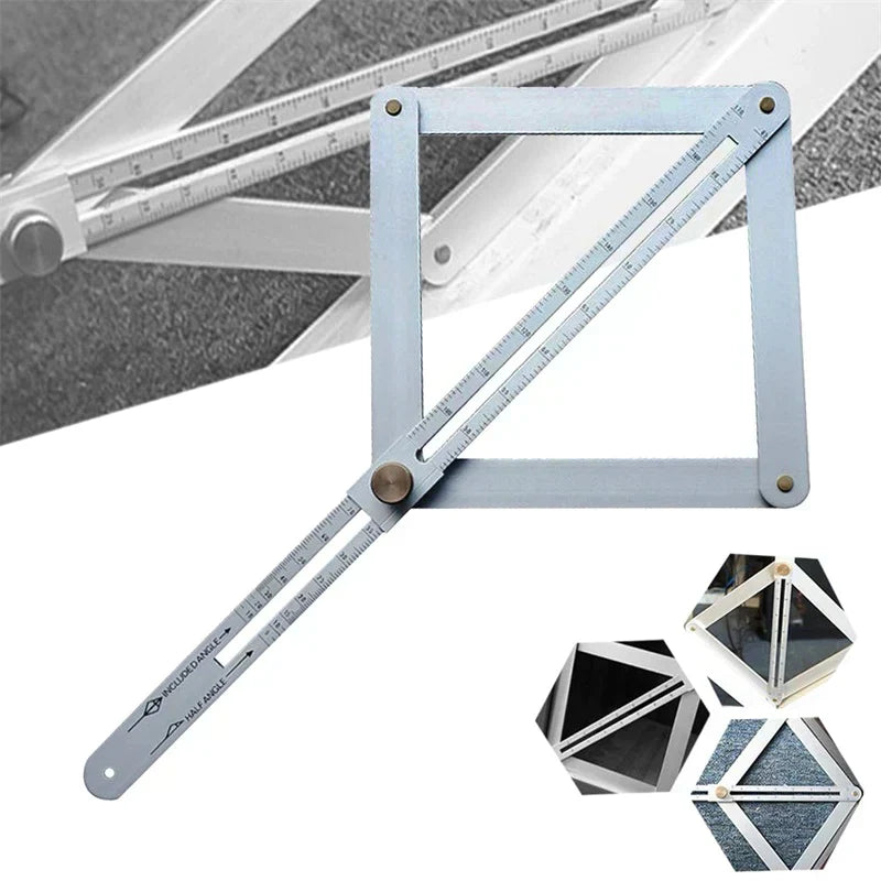 🔥 50% Korting! Multifunctionele Diagonale Liniaal – Precisie voor Houtbewerking