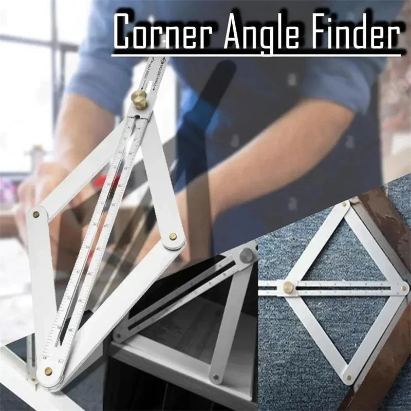 🔥 50% Korting! Multifunctionele Diagonale Liniaal – Precisie voor Houtbewerking