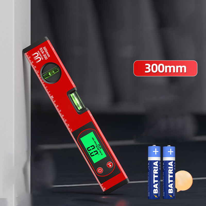 📏 Multifunktionellt magnetiskt vattenpass med LCD-display – Hög precision för byggnation och DIY ⚡