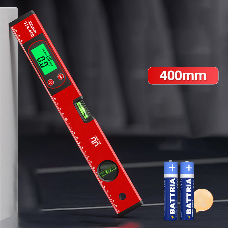 📏 Multifunktionellt magnetiskt vattenpass med LCD-display – Hög precision för byggnation och DIY ⚡