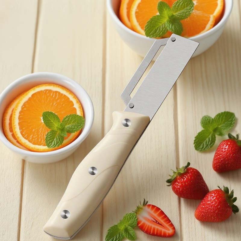 💥50% KORTING + 2=1 GRATIS – Multifunctionele Schilmesjes voor Groenten & Fruit | Makkelijk & Efficiënt