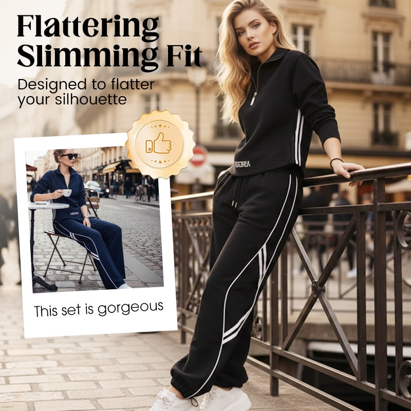 💃SPECIALERBJUDANDE – 50% RABATT🌸 Damträningsset med halv dragkedja