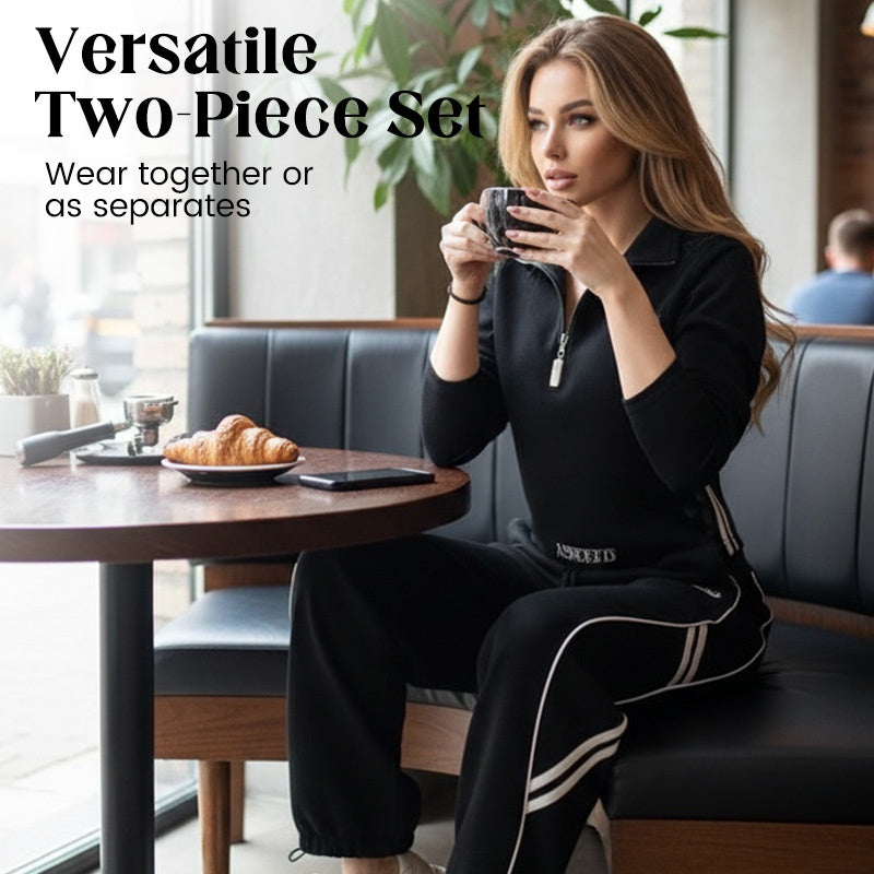 💃SPECIALERBJUDANDE – 50% RABATT🌸 Damträningsset med halv dragkedja