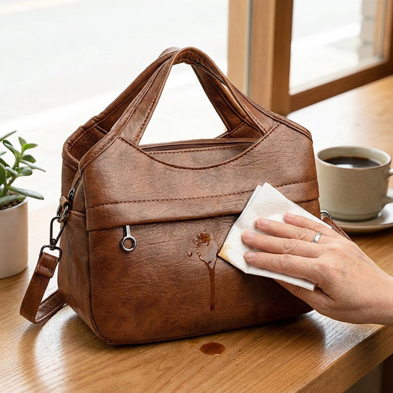 Women's Soft Faux Leather Crossbody Handbag
