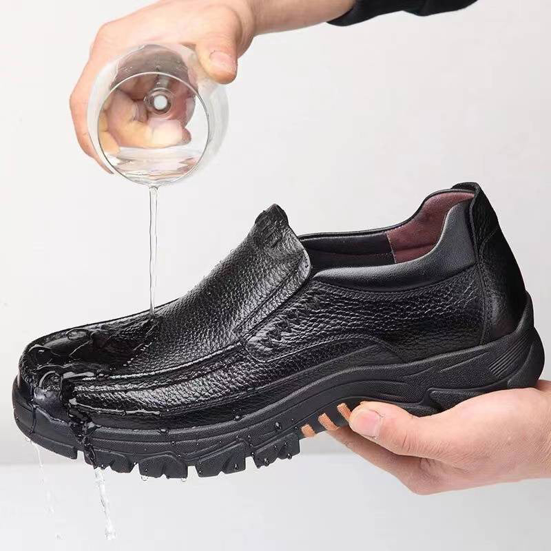 👞 50% RABATT! ✨ Lätta Halkfria Andningsbara Retro Affärsskor för Män – Bekväma, Tidlös design & Perfekta för kontoret 🚶