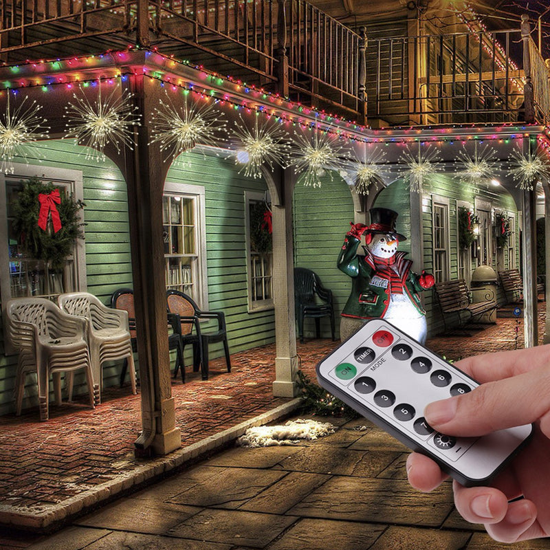 ✨Zonne-energie Vuurwerk Lichtslinger – Magische Tuinverlichting voor Feesten & Avonden