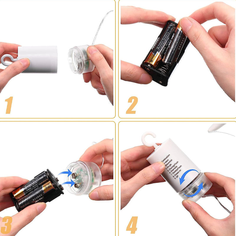 ✨Zonne-energie Vuurwerk Lichtslinger – Magische Tuinverlichting voor Feesten & Avonden