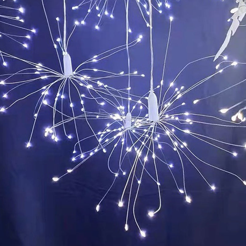 ✨Zonne-energie Vuurwerk Lichtslinger – Magische Tuinverlichting voor Feesten & Avonden