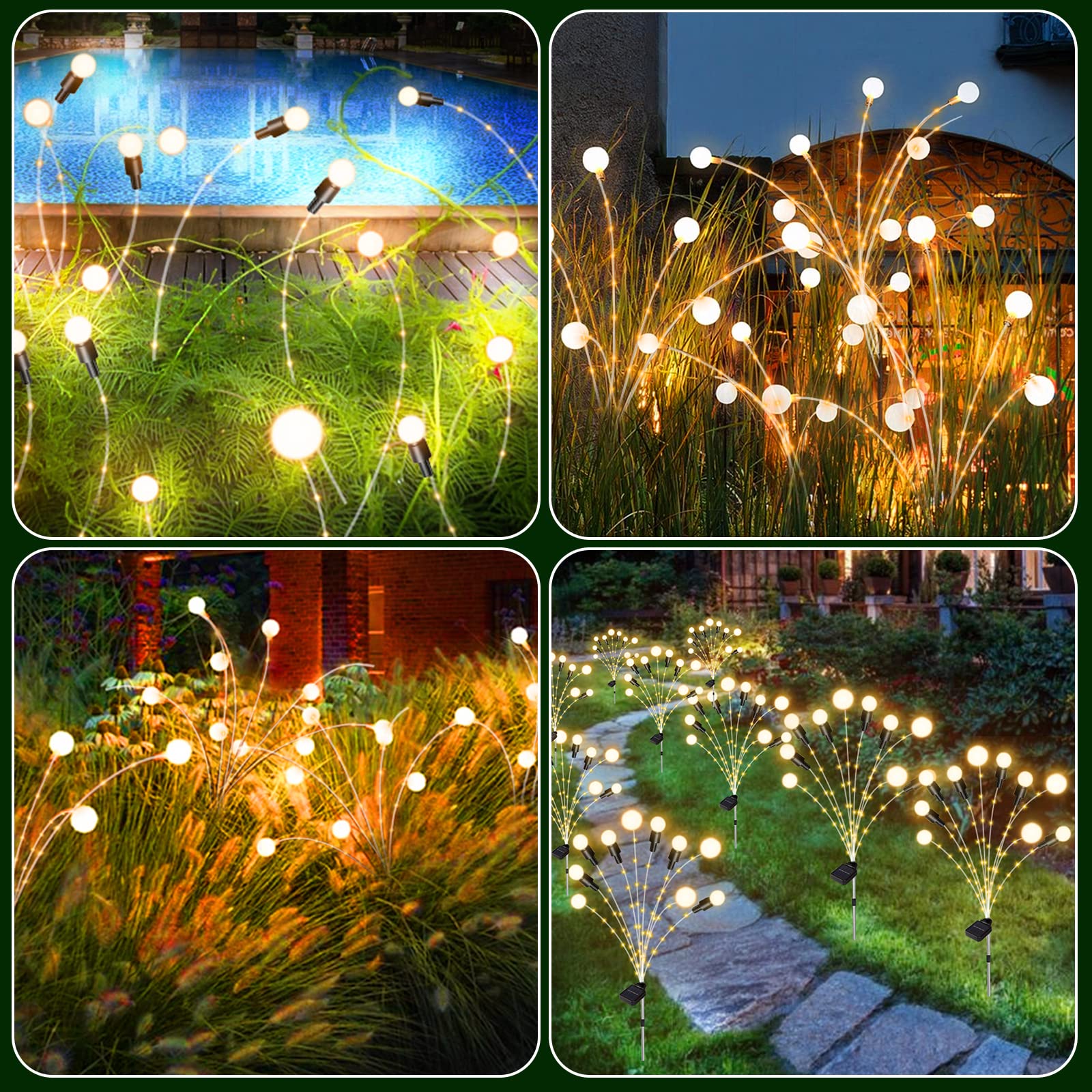 ✨🔥 50% RABATT! Solcellsdriven Eldfluga-Lampa