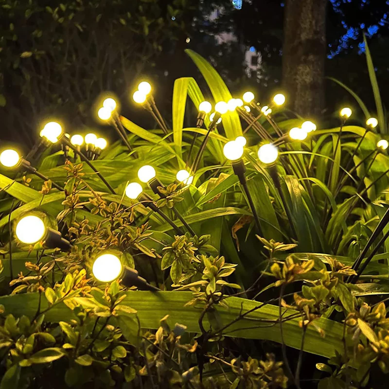 ✨🔥 50% RABATT! Solcellsdriven Eldfluga-Lampa