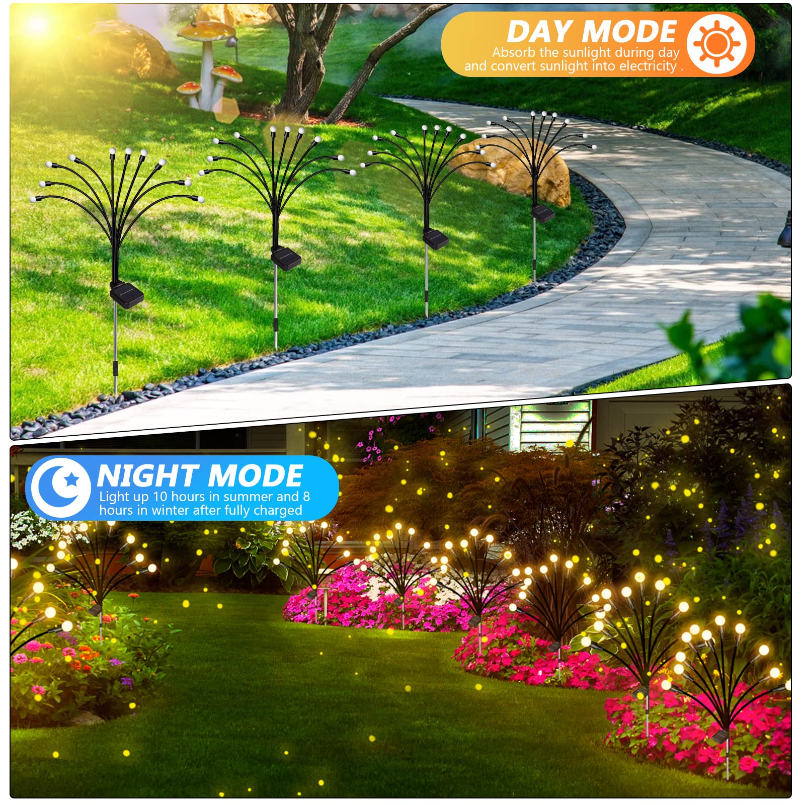 ✨🔥 50% RABATT! Solcellsdriven Eldfluga-Lampa