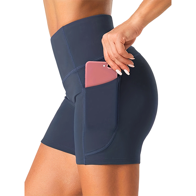Women's High-Waist Tummy Control Yoga Shorts