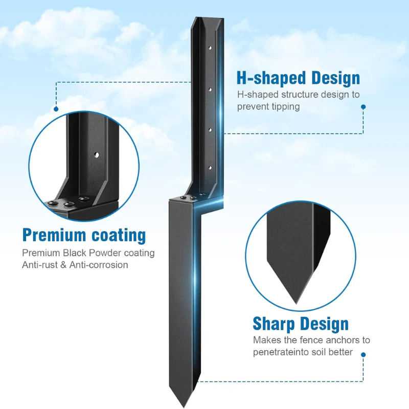 🔥Tungt reparationskit för stängselstolpar