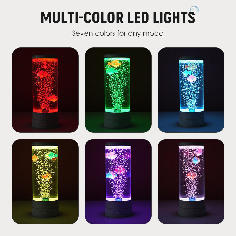 LED-bubblafiskakvariumlampa