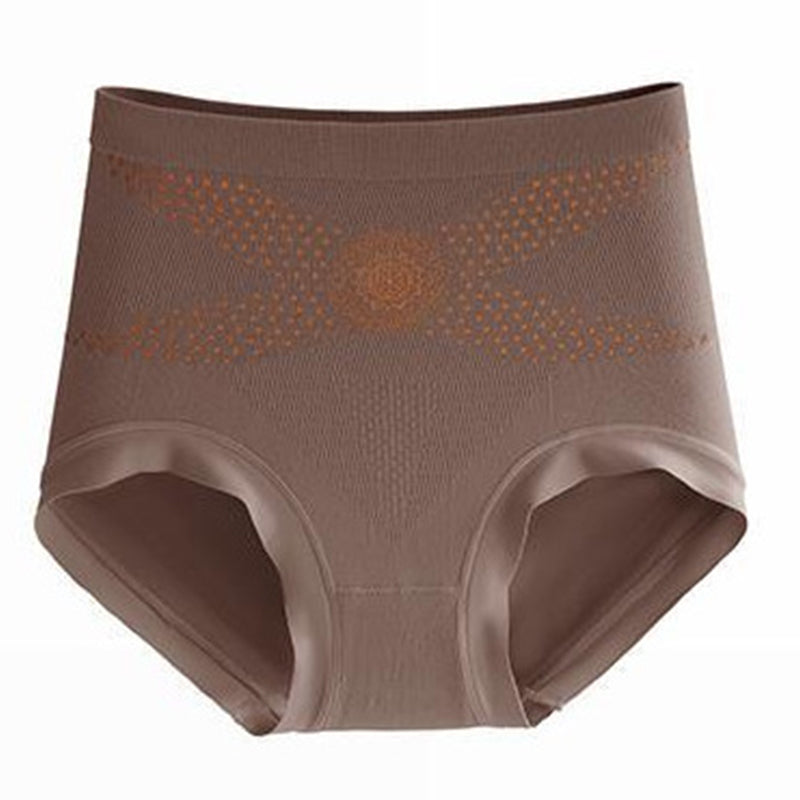 Women's High-Waisted Micro-Bead Shaping and Fat-Burning Briefs