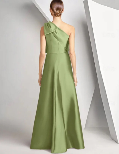 Off-shoulder Bow Floral Pattern Maxi Dress