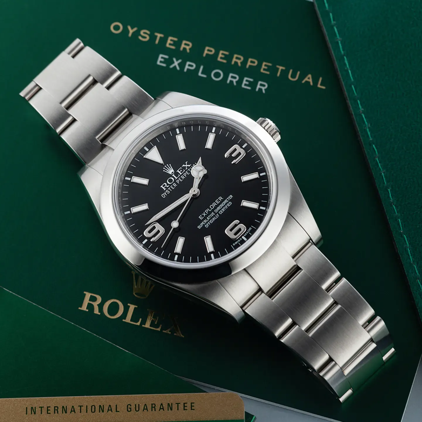 Explorer Black Dial 39mm