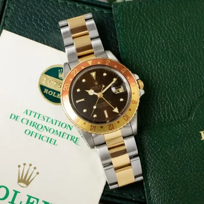 Vintage GMT-Master 16753 Root Beer Full Set