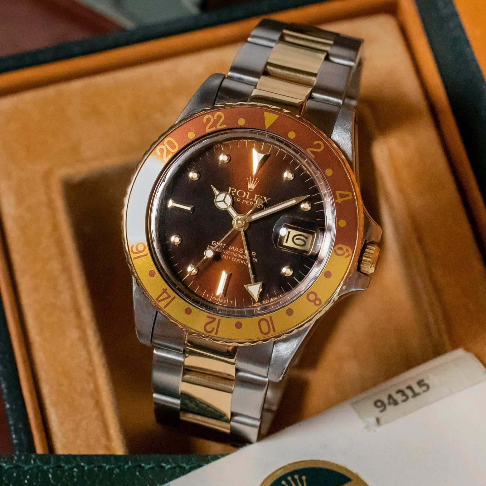 Vintage GMT-Master 16753 Root Beer Full Set