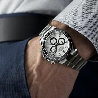 Daytona Siver Classic Panda Black & White Dial 40mm